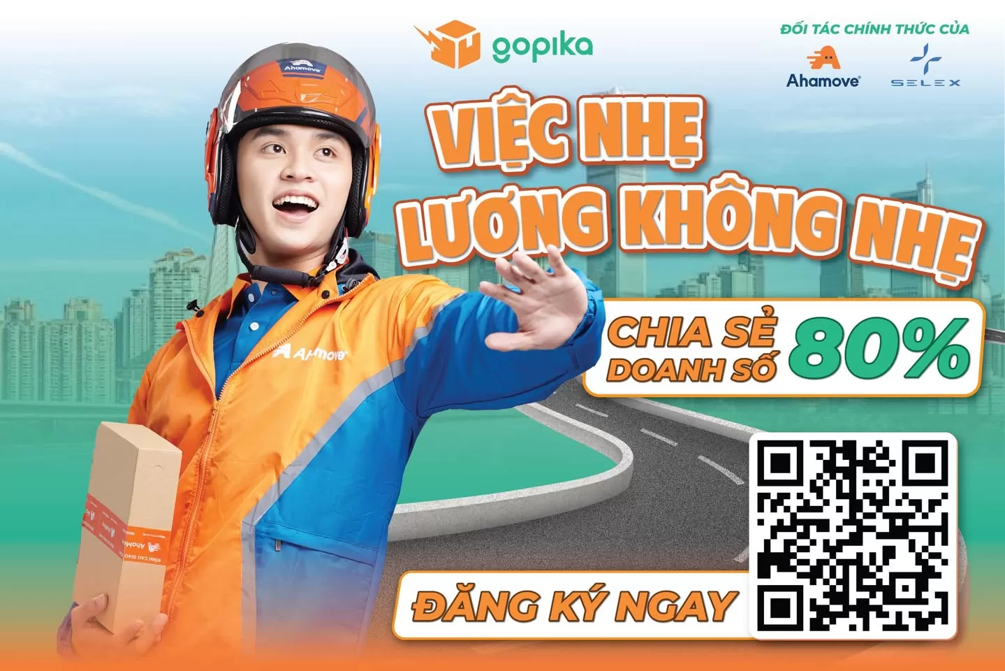 ĐĂNG KÝ TRỞ THÀNH TÀI XẾ GIAO HÀNG XE ĐIỆN CÙNG GOPIKA