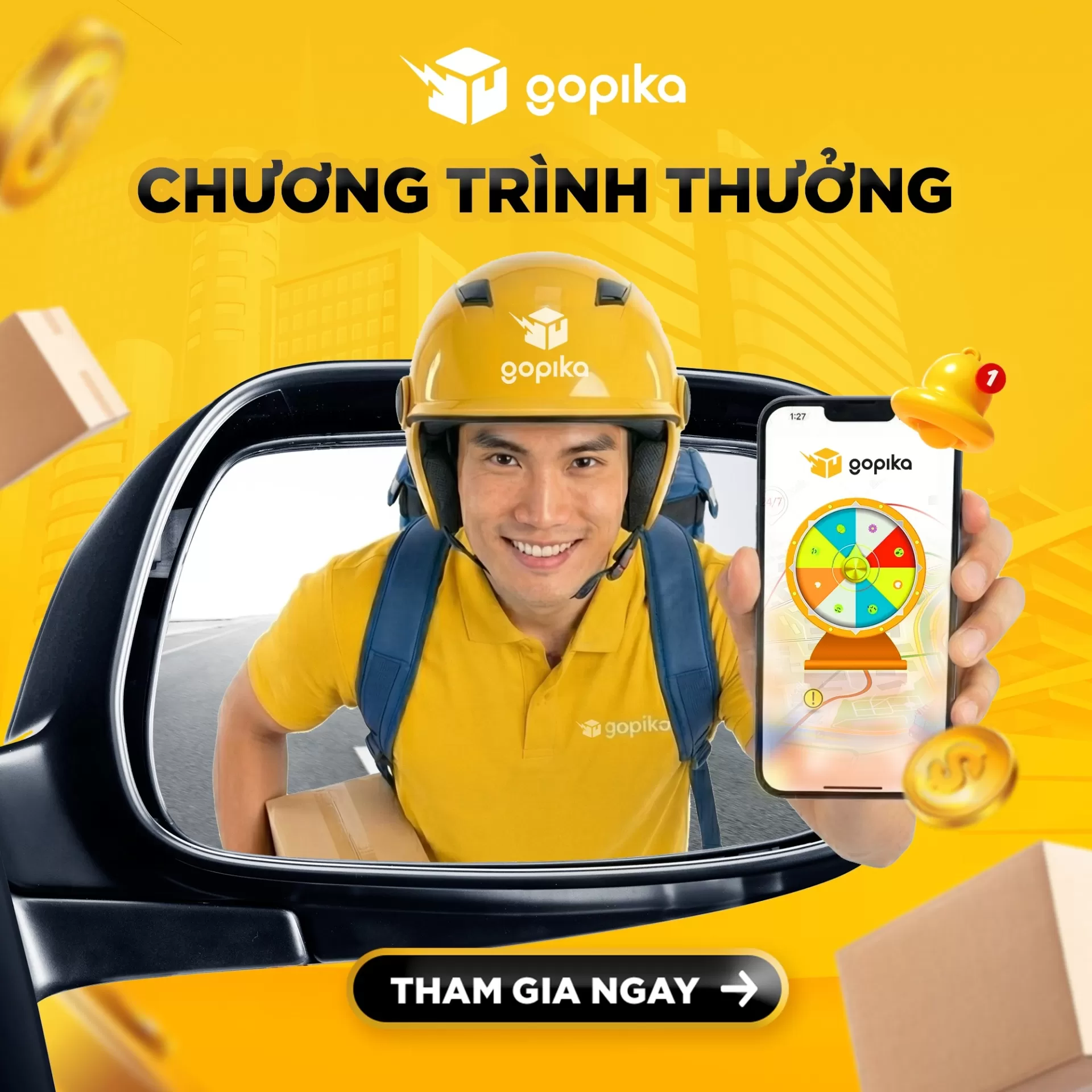 CHƯƠNG TRÌNH THƯỞNG DÀNH CHO CÁC BÁC TÀI CỦA GOPIKA