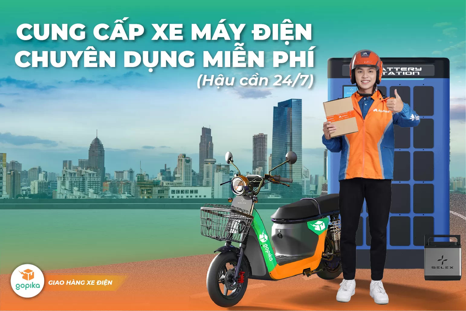 GIAO TRONG NGÀY VỚI XE MÁY ĐIỆN